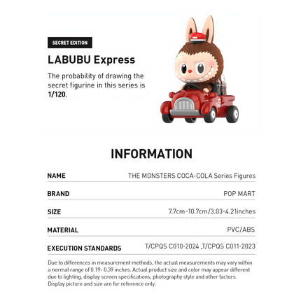 POP MART The Monsters Coca-Cola Series Figures – Blind Box Collectible