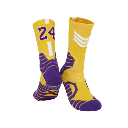 High-Performance Basketball Crew Socks – Cushioned, Breathable, Athletic Fit