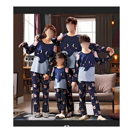 Family Matching Pajama Set – Cute Bear / Cartoon Designs