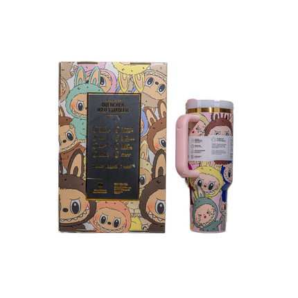 Stanley x Labubu Flip Straw Quencher Tumbler Dupe – 40oz | 1.18L