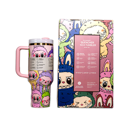 Stanley x Labubu Flip Straw Quencher Tumbler Dupe – 40oz | 1.18L