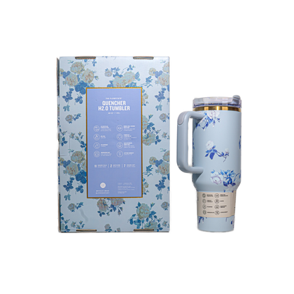Stanley Floral Quencher H2.0 Tumbler Dupe – 40oz | 1.18L