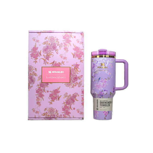 Stanley Floral Quencher H2.0 Tumbler Dupe – 40oz | 1.18L