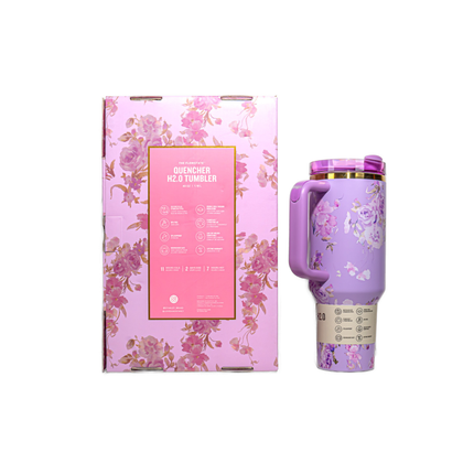 Stanley Floral Quencher H2.0 Tumbler Dupe – 40oz | 1.18L