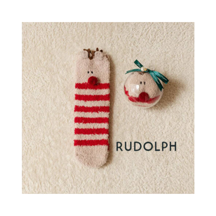 Christmas Sock Ornament Gift Ball – Assorted Holiday Designs