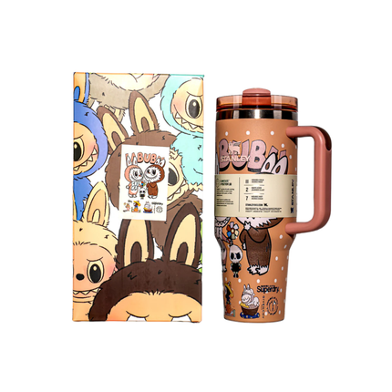 Stanley x Labubu Quencher H2.0 Tumbler Dupe – 40oz | 1.18L Capacity