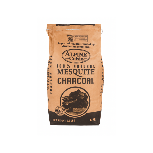 Alpine Cuisine Mesquite Charcoal – 6.6lbs | 3kg