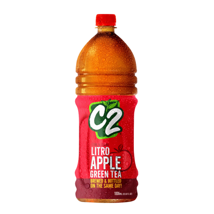 C2 Green Tea Apple – 33.8 fl oz | 1L