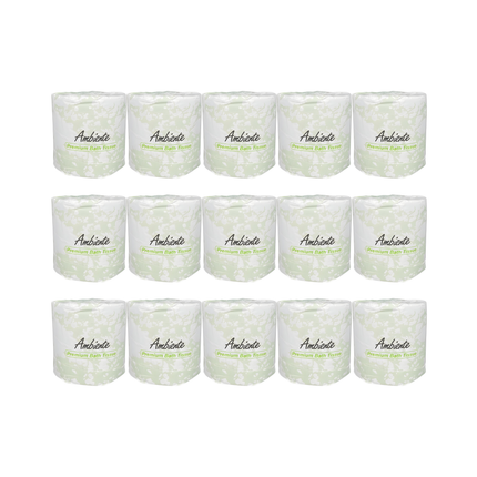 Ambiente ECO440 2-Ply Bath Tissue – White, 500 Sheets (Multiple Pack Sizes Available)