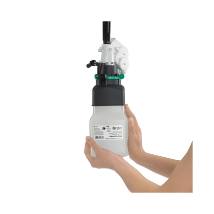 GOJO® CXi Touch-Free Counter Mount Dispenser – Chrome, 2.25 x 5.75 x 9.39 in | Fits 1,500 mL & 2,300 mL Refills