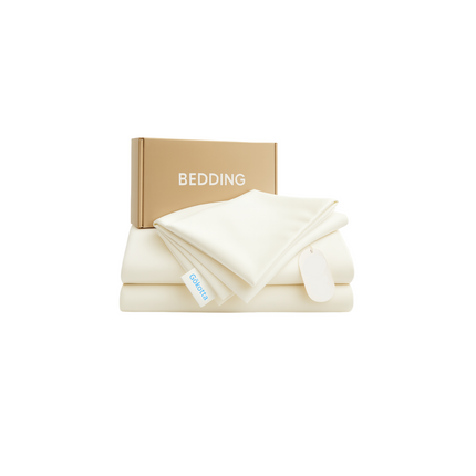 Gokotta Bedding, King Size 4 pcs set (2 Pillow case, 1 Flat & 1 Fitted)