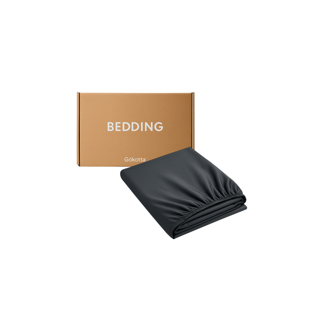 Gokotta Bedding, King Size Fitted Sheet 70x80 inch (16D)