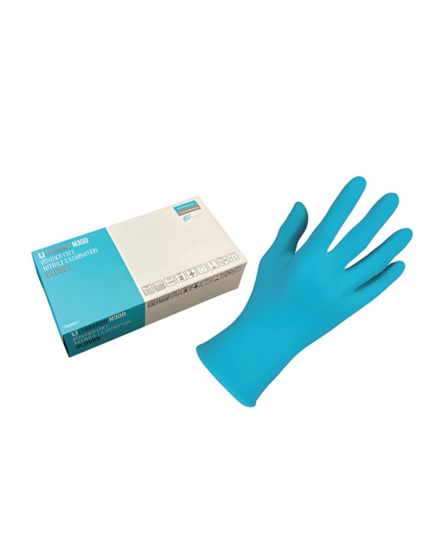 Ultragard N300 Blue Nitrile Exam Gloves – 10 Boxes | 100 Gloves Each