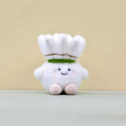 Mini Soft Leather Dumpling Shuttlecock – Trendy Bag Charm & Keychain