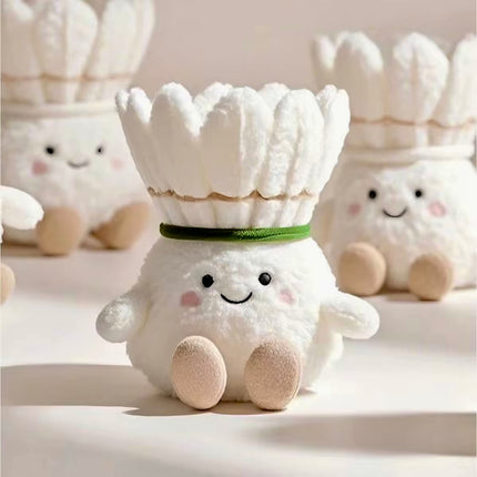 Mini Soft Leather Dumpling Shuttlecock – Trendy Bag Charm & Keychain