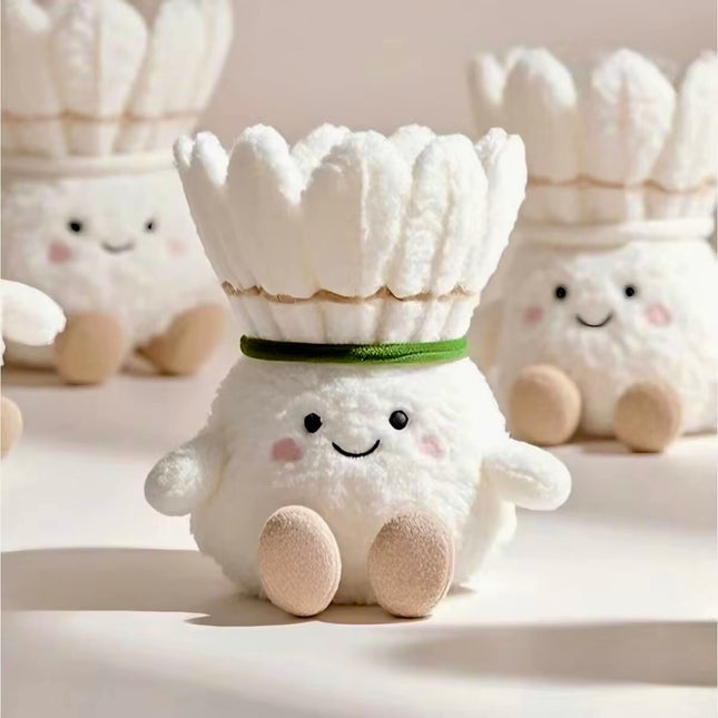 Mini Soft Leather Dumpling Shuttlecock – Trendy Bag Charm & Keychain