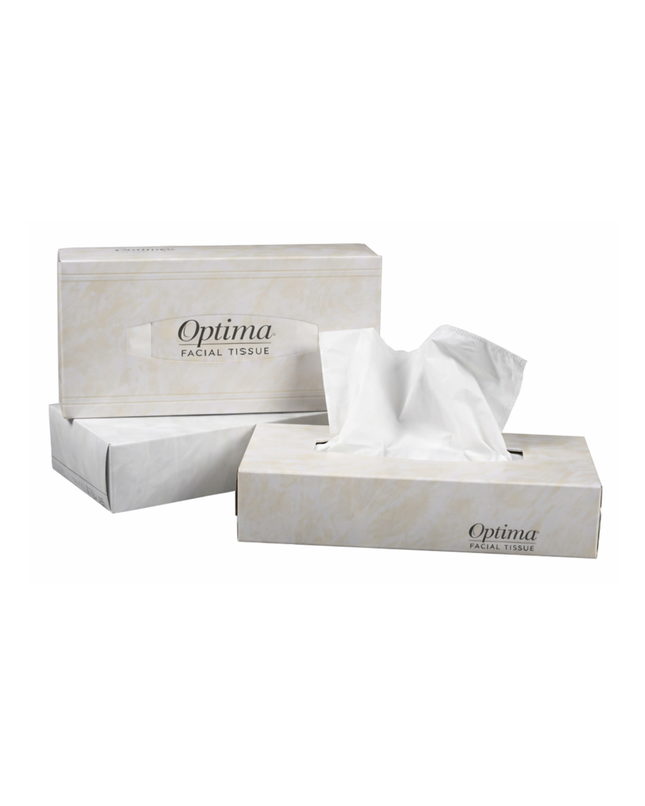 Allied West 2-Ply Optima® 200 Facial Tissue – 30 Boxes | 100 Sheets Each