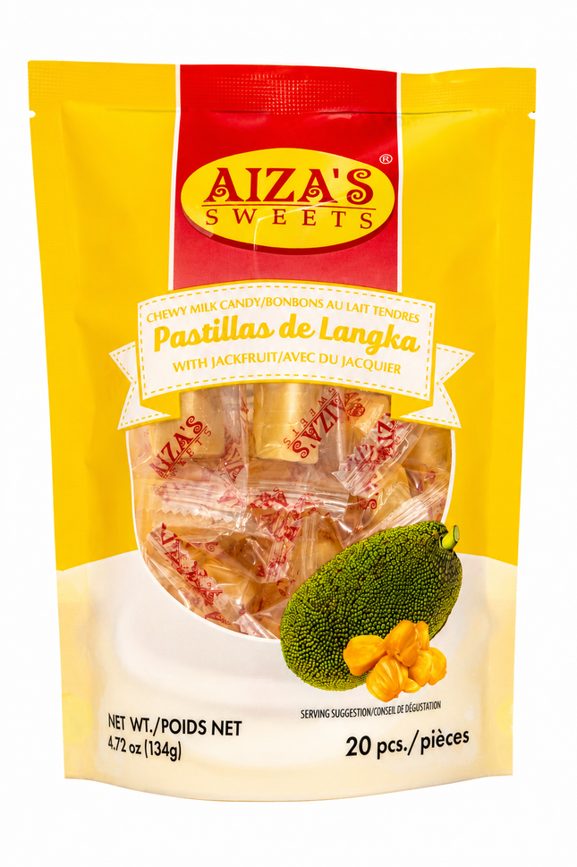 Aiza’s Sweets Pastillas de Langka with Jackfruit – 20pcs, 4.7oz | 134g