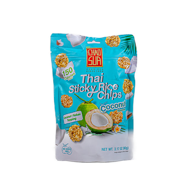 Chao Sua Thai Sticky Rice Chips Coconut – 3.17oz | 90g