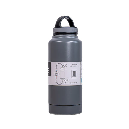 Bindle Sip & Stash Bottle – Gray, 710ml | 24oz Capacity