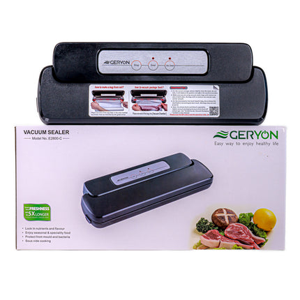 Geryon Vacuum Sealer Machine – Black, Model E2800-C
