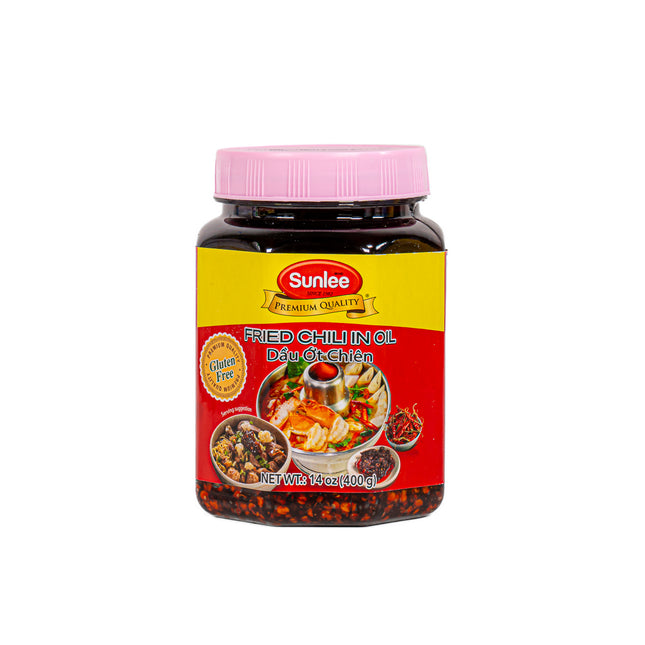 Sunlee Fried Chili in Oil – 14oz | 400g