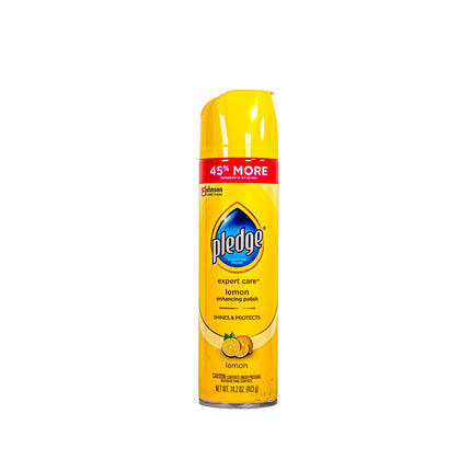 Pledge Expert Care Furniture Polish – Lemon, 14.2oz | 403g