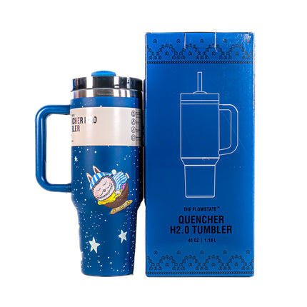 Stanley x Labubu Quencher H2.0 Tumbler – Blue, 40oz | 1.18L Capacity