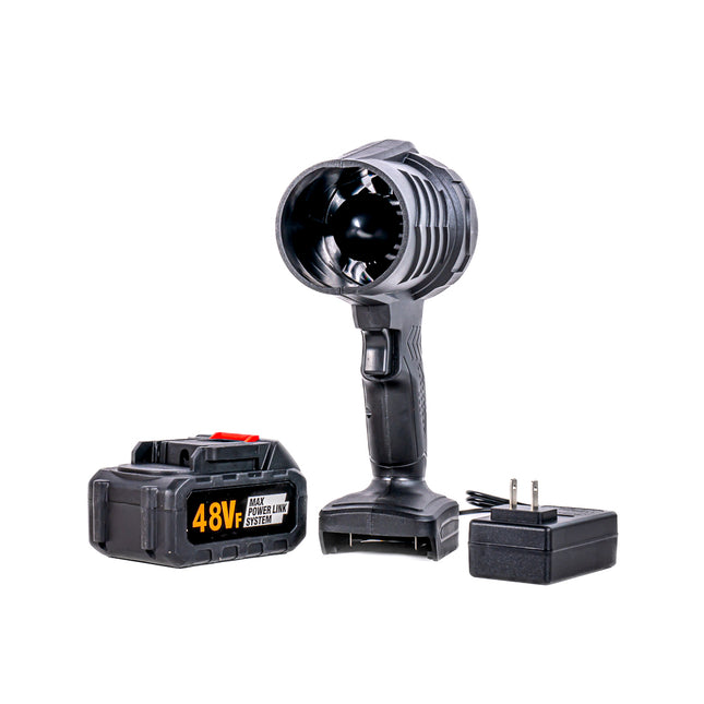 Portable Cordless Blower Fan – Black, 48V 3000mAh