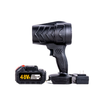 Portable Cordless Blower Fan – Black, 48V 3000mAh