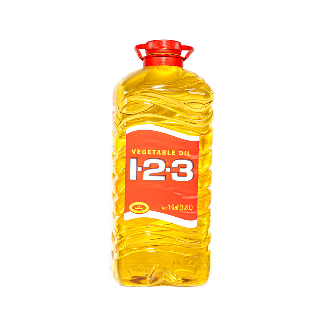123 Vegetable Oil – 1 Gallon | 3.78L