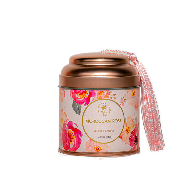 Artisan Amore Scented Candle Moroccan Rose – 4.93oz | 140g