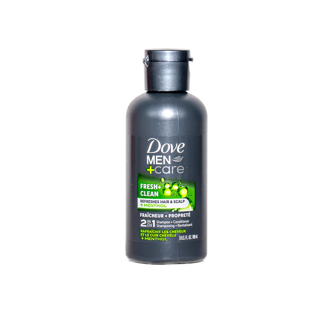 Dove Men+Care 2-in-1 Shampoo + Conditioner Fresh & Clean – 3 fl oz | 89mL