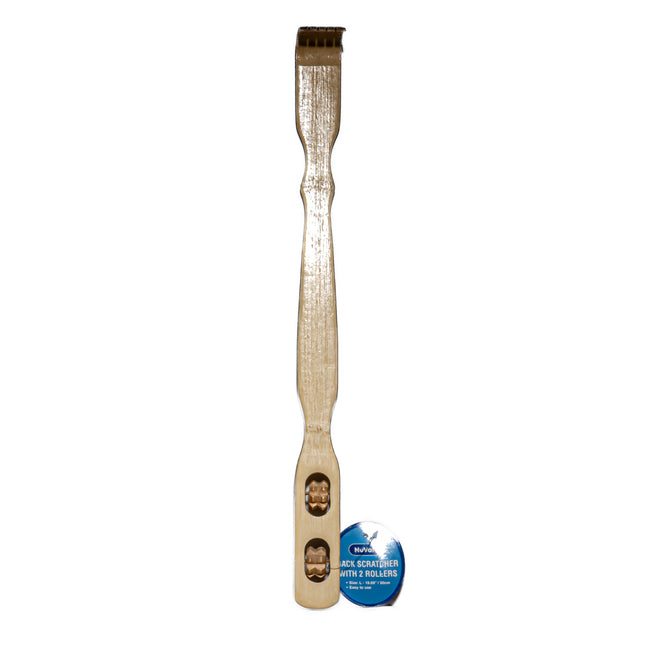 NuValu Back Scratcher with 2 Rollers – 19.69in | 50cm