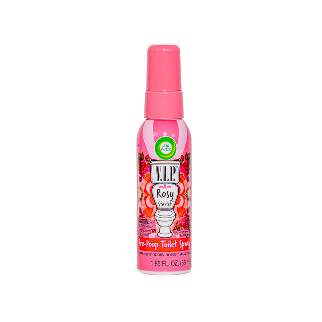 Air Wick V.I.P. Rosy Starlet Pre-Poop Toilet Spray – 1.85 fl oz | 55mL