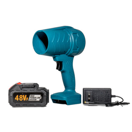 Portable Cordless Blower Fan – Blue, 48V 3000mAh
