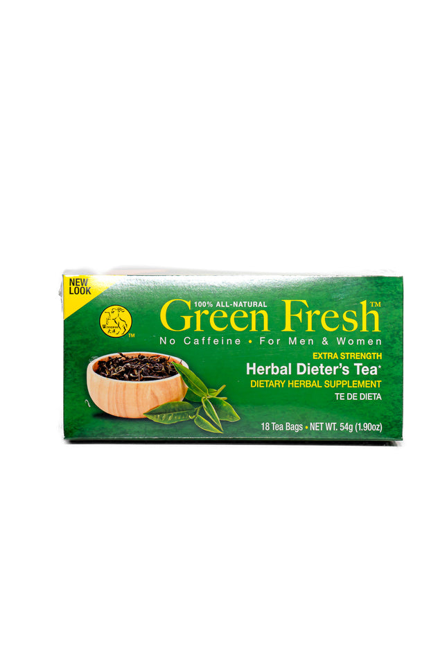 Green Fresh Herbal Dieter’s Tea – 18 Tea Bags, 1.9oz | 54g