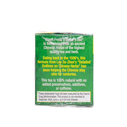 Green Fresh Herbal Dieter’s Tea – 18 Tea Bags, 1.9oz | 54g