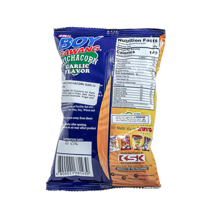 Boy Bawang Chichacorn Super Garlic – 3.53oz | 100g