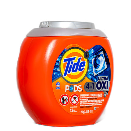 Tide Pods 4-in-1 Ultra Oxi – 43 ct, 40oz | 1.15kg