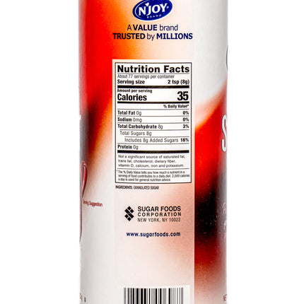 N’Joy Pure Sugar – 22oz | 623g