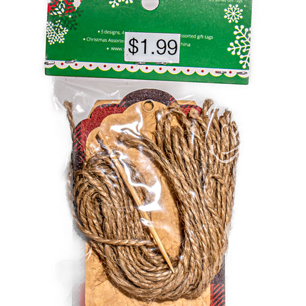 Christmas Kraft Gift Tags – Set of 12