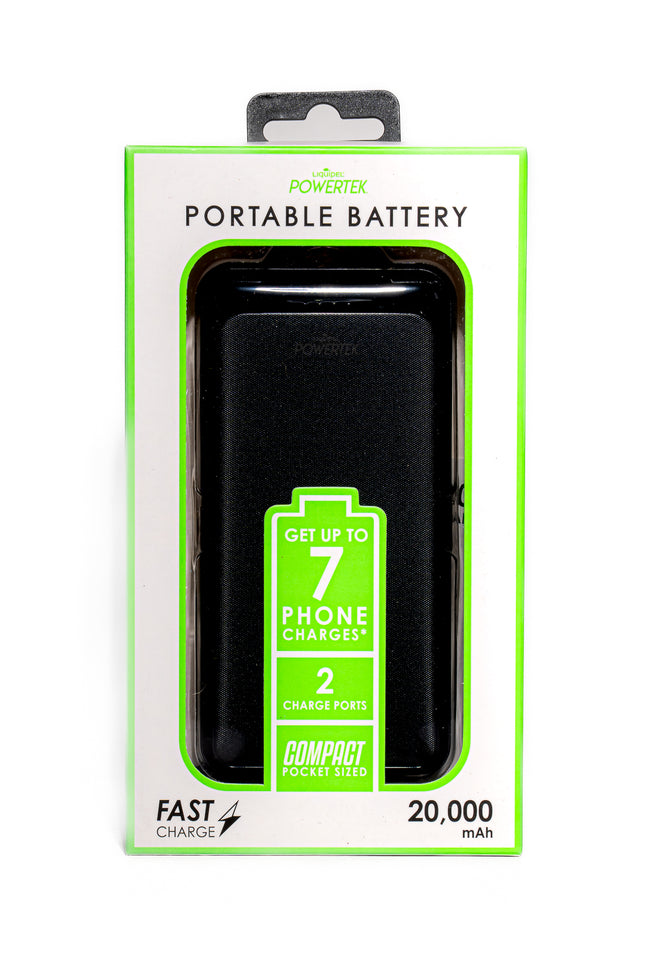 Liquipel Powertek Portable Battery – 20,000 mAh Fast Charge Power Bank