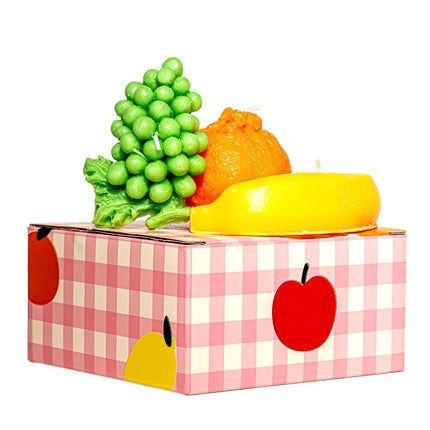 Fruit-Shaped Scented Candle Gift Set – 3 pcs