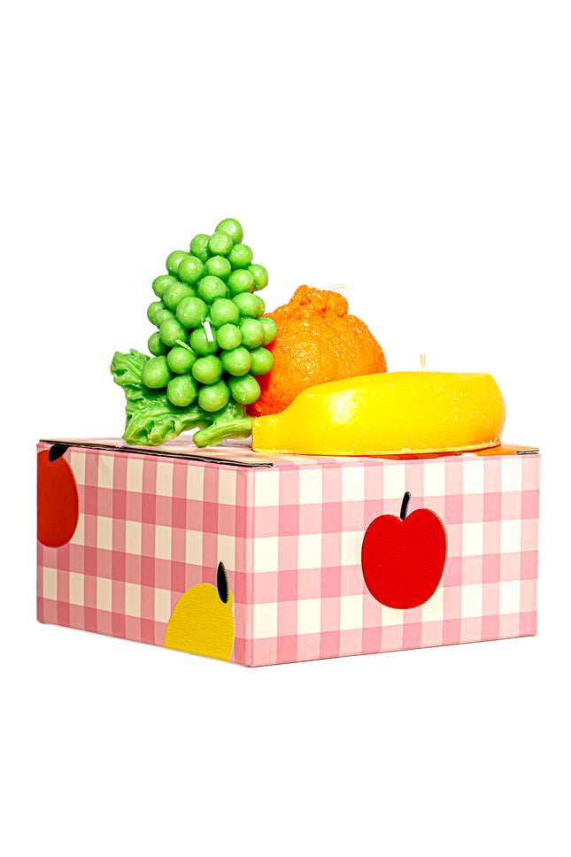 Fruit-Shaped Scented Candle Gift Set – 3 pcs