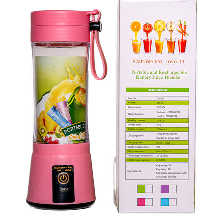Portable & Rechargeable Juice Blender – 13oz | 380mL