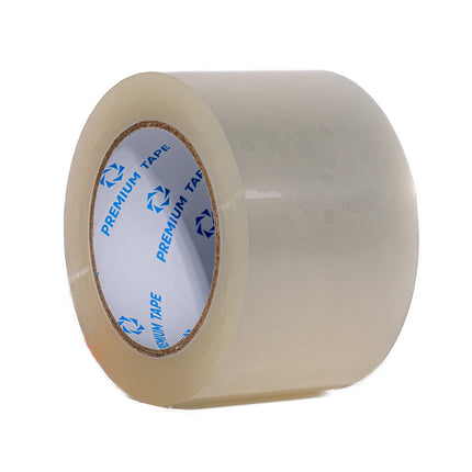 Premium Clear Packing Tape – 2.75” x 100 yds (Single Roll)