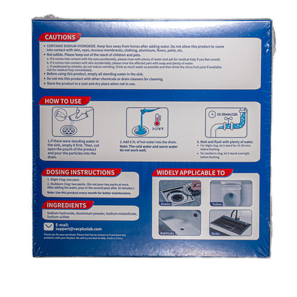 Vacplus Drain Clog Remover – 12 Pack