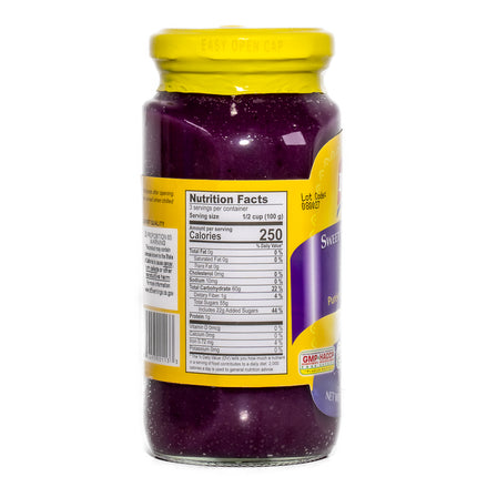 Buenas Ube Sweet Purple Yam Spread – 1 Box (24 Jars), 12oz Each | 340g