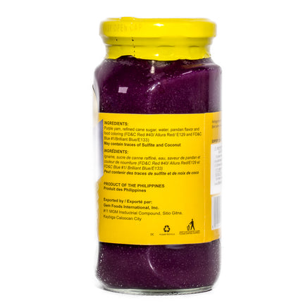 Buenas Ube Sweet Purple Yam Spread – 1 Box (24 Jars), 12oz Each | 340g